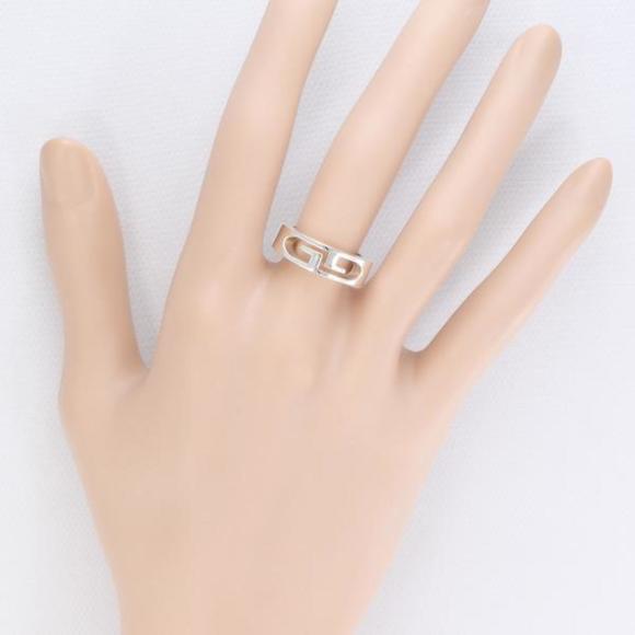 Gucci Double G Silver Ring, Ring Box, Bag, Total Weight 6.5g - Picture 3 of 8